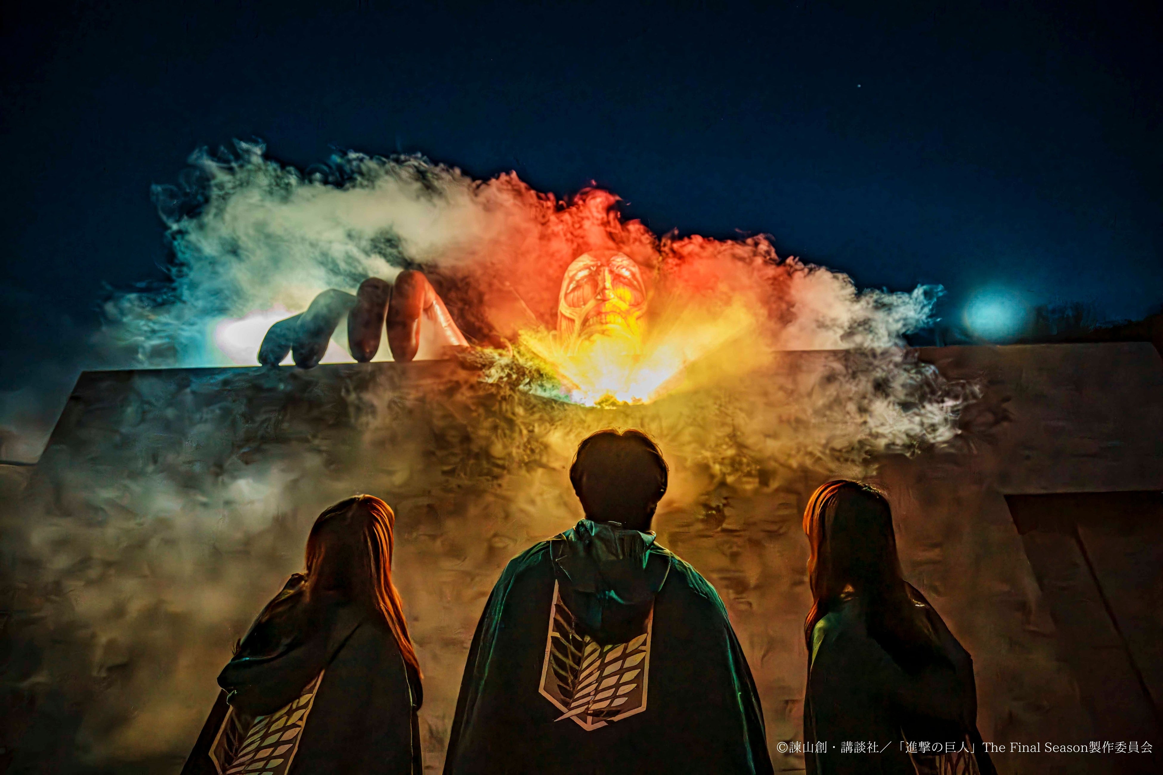 夜のナイトウォークの公式体験イメージ。昼の謎解きや自宅編の写真ではありません